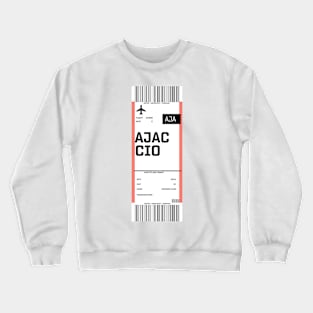 Boarding pass for Ajaccio Crewneck Sweatshirt